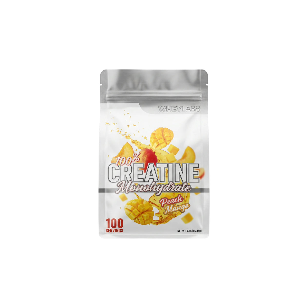 WheyLabs – 100% Creatine Monohydrate PEACH MANGO 100svg