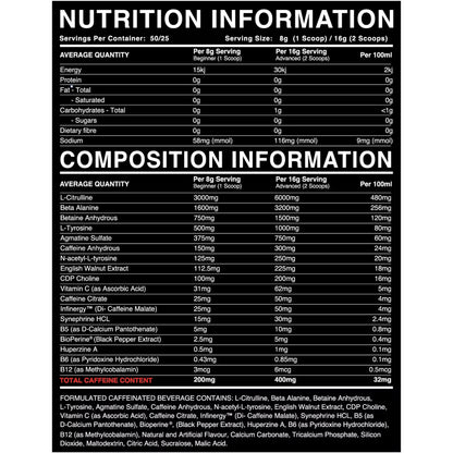 NEUROLAB - Wrath Pre Workout RASPBERRY 400G
