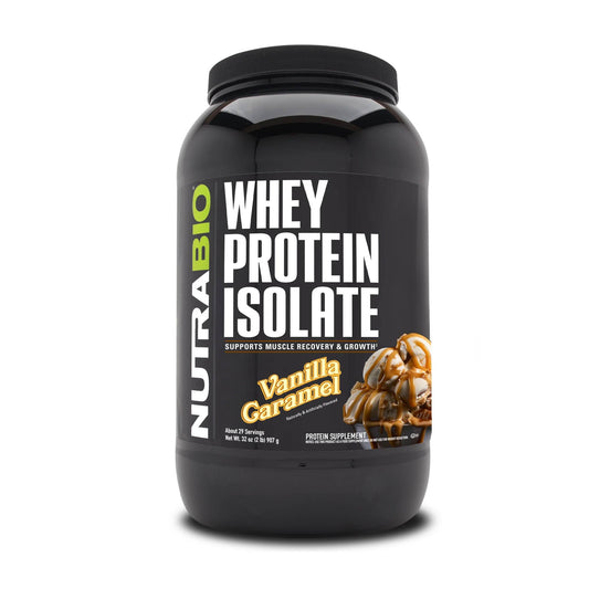 Nutrabio – Whey Protein Isolate VANILLA CARAMEL 2lbs