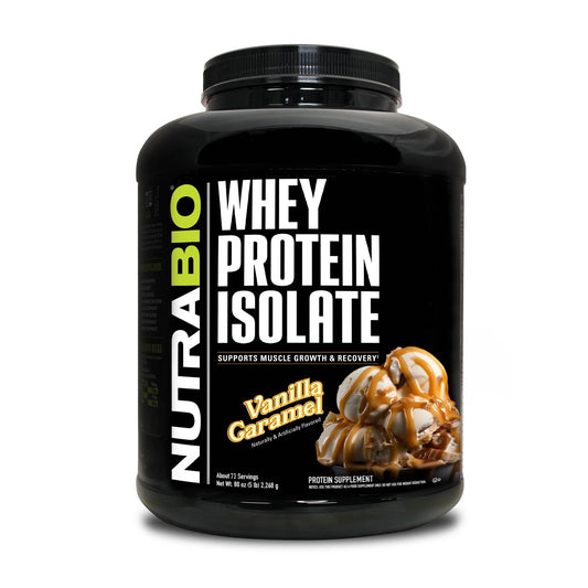 Nutrabio – Whey Protein Isolate VANILLA CARAMEL 5lbs