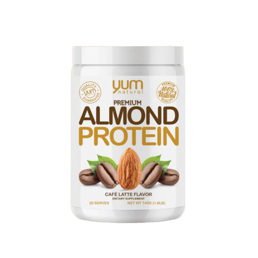 Yum Natural - Premium Almond Protein CAFÉ LATTE 740g