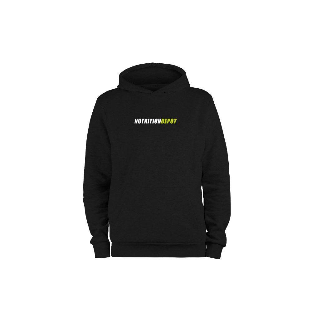 NUTRITION DEPOT HOODIE BLACK XLARGE