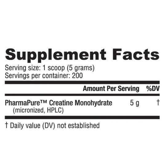 Nutrabio – Creatine Monohydrate 1000g